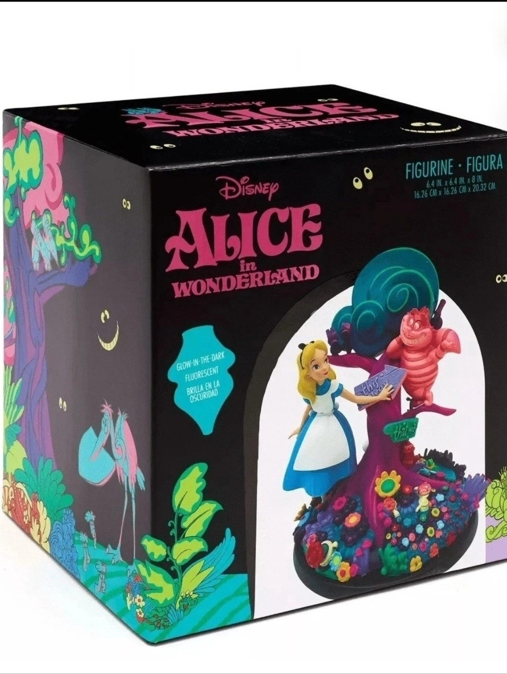 Disney Parks Alice in Wonderland Glow-in-the-Dark Figurine